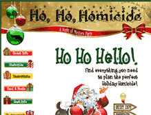 Tablet Screenshot of hohohomicide.com